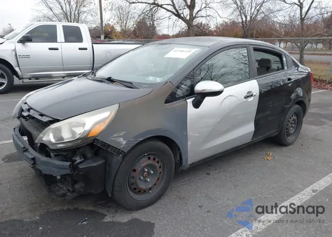 2013 Kia Rio Lx from USA, damaged, VIN KNADM4A33D6282463
